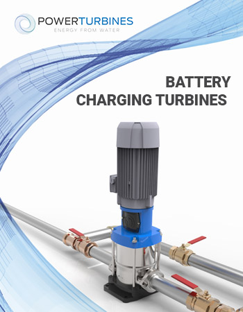 Battery charging turbines